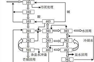 高鹽廢水精制鹽的系統