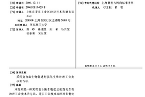 采用復合酶生物促進劑強化生物治理工業廢水的方法