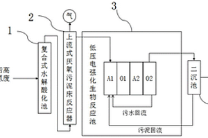 有機氮工業廢水高效生物處理系統及其工藝