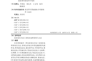 高濃度高含鹽工業廢水處理系統與方法