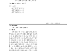 工業廢水吸附處理材料