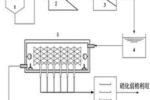 去除工業廢水中硝酸鹽氮的處理系統