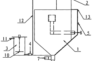 用于工業含氟廢水二次處理的反應絮凝復合設備