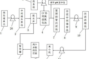 工業廢水中高濃度COD的連續式處理系統