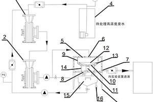 高濃度工業有機污染物廢水處理進料系統