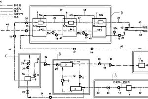 利用壓縮空氣和熱泵處理電廠含鹽廢水的多效蒸發結晶系統及方法