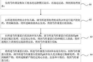 從馬鈴薯淀粉加工廢水中回收蛋白質的方法