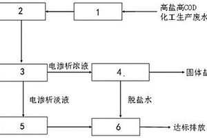處理高鹽高COD化工生產(chǎn)廢水的方法