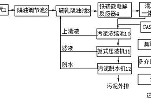 汽车生产废水的处理系统