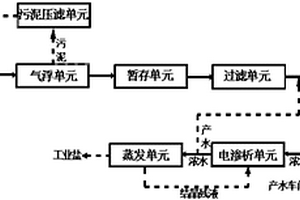 電鍍廢水生化出水的處理系統及處理方法
