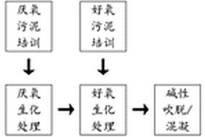 生物-物化聯用技術處理高鹽泡菜清洗廢水的方法