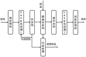 高硫、高COD的廢水處理系統及處理方法