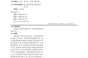 納米復合光催化劑聯用類-芬頓處理染料廢水的方法