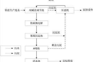鉛鹽生產廢水的處理工藝