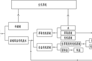 高鹽有機廢水資源回收及處理工藝