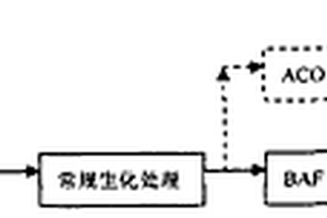 帶有深度生化及物化處理的焦化和石化廢水處理工藝方法