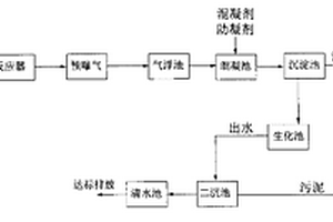 用于造紙制漿中段廢水脫色的預處理工藝