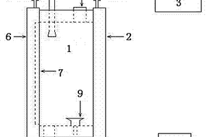 可見光增強電催化降解有機廢水的裝置及方法
