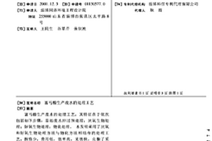 富馬酸生產廢水的處理工藝