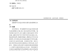 無極紫外燈狀態自檢的光催化廢水降解反應器