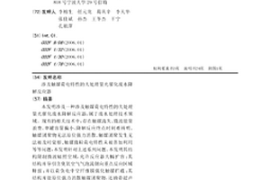 涉及觸媒荷電特性的大處理量光催化廢水降解反應器