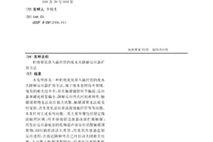 杜絕臭氧竄入磁控管的廢水光降解反應器擴容方法