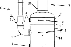 對含氰、含硫氰酸鹽廢水或礦漿進行處理的反應器