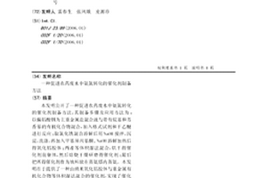 促進農藥廢水中氨氮轉化的催化劑制備方法
