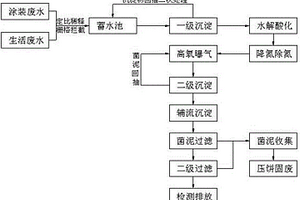 涂裝廢水含氮處理排放系統