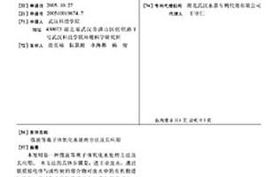 微波等離子體氧化水處理方法及其應用