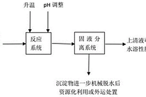 高浓度干扰物废水中Ca<sup>2+</sup>和SO<sub>4</sub><sup>2-</sup>的沉淀方法