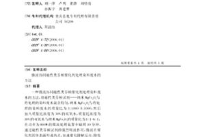 微波協同磁性類芬頓催化劑處理染料廢水的方法
