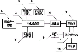 鉛膏銨法脫硫廢水資源化利用的設備