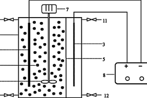 基于電化學還原輔助的生物吸附一體化反應器及含六價鉻廢水的處理方法