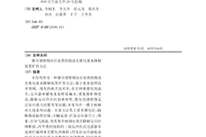 媒介團聚物原位處置的微波光催化廢水降解裝置擴容方法