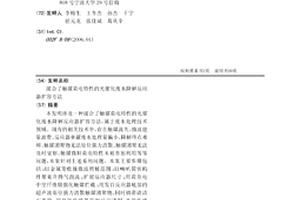 揉合了觸媒荷電特性的光催化廢水降解反應器擴容方法