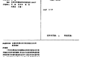 處理有機(jī)廢水的生物回旋床方法和懸浮填料