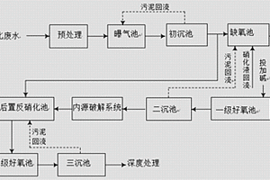 處理含高濃度硫氰化物焦化廢水的系統