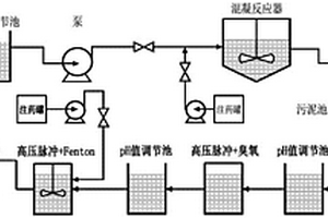 高壓脈沖-臭氧與高壓脈沖-Fenton聯合氧化處理鉆井液廢水的裝置及方法