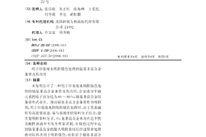 用于印染廢水吸附脫色處理的鈷基非晶合金條帶及其應用