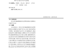 結合利用觸媒微粒荷電特性的廢水光降解反應器擴容方法