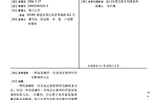 高能堿性一次電池正極材料的電解制備方法