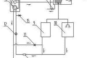 具有余熱回收功能的戶式熱水機換熱系統