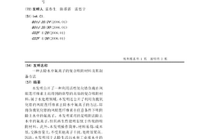 去除水中氟離子的復合吸附材料及其制備方法