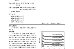 鋯基金屬-有機骨架材料及其制備方法和應用