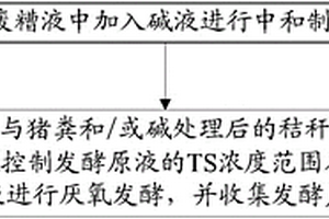 纖維乙醇廢糟液與農業廢棄物混合發酵的處理方法