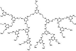 端氨基均三嗪環樹狀大分子吸附劑及其制備方法