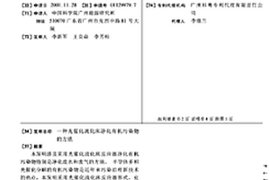光催化流化床凈化有機污染物的方法