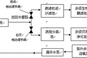 海水工廠化循環水系統的雙通道水處理方法