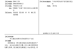 大麻芯桿漂白化學紙漿的生產方法